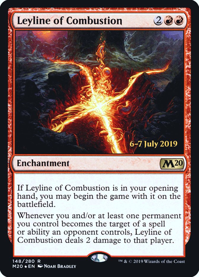 Leyline of Combustion [Core Set 2020 Prerelease Promos] | Exor Games Truro