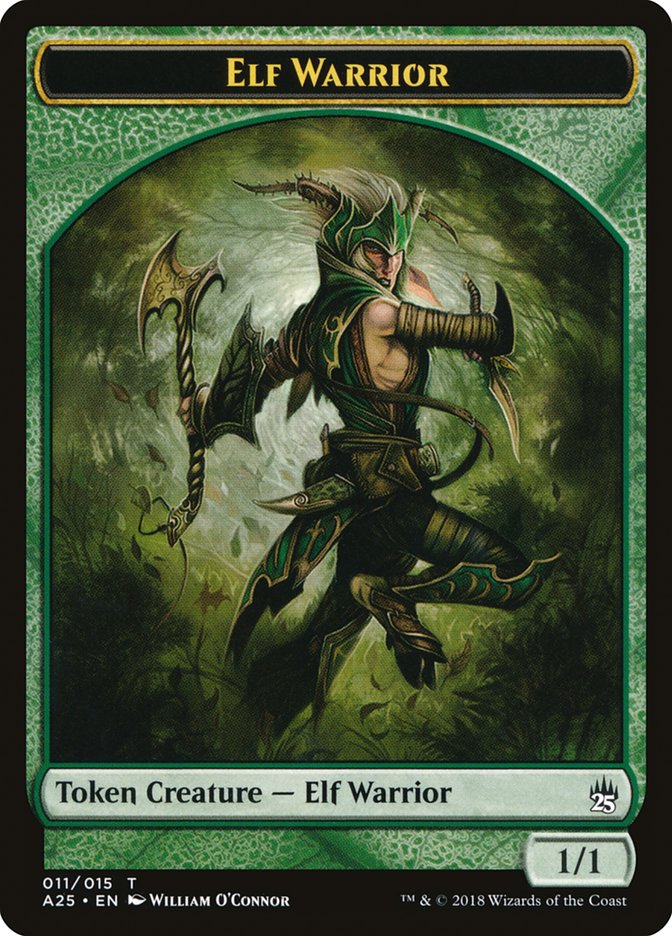 Elf Warrior Token [Masters 25 Tokens] | Exor Games Truro