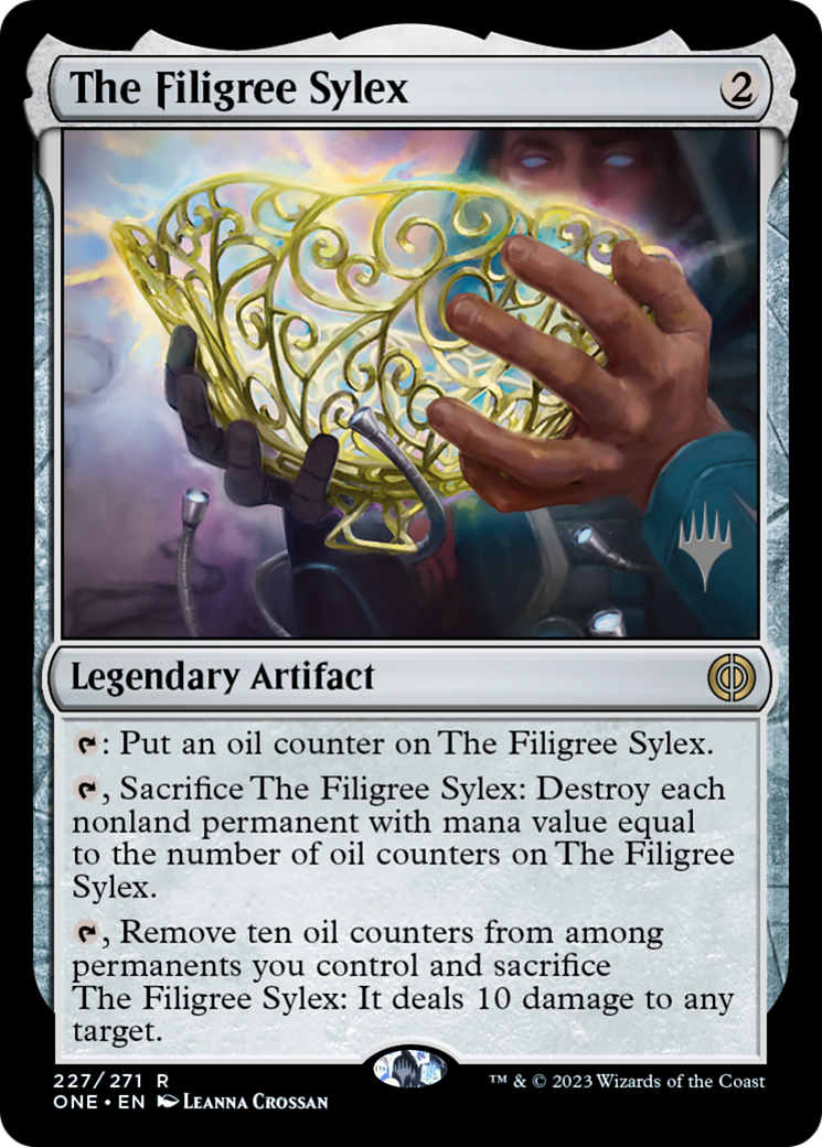 The Filigree Sylex (Promo Pack) [Phyrexia: All Will Be One Promos] | Exor Games Truro