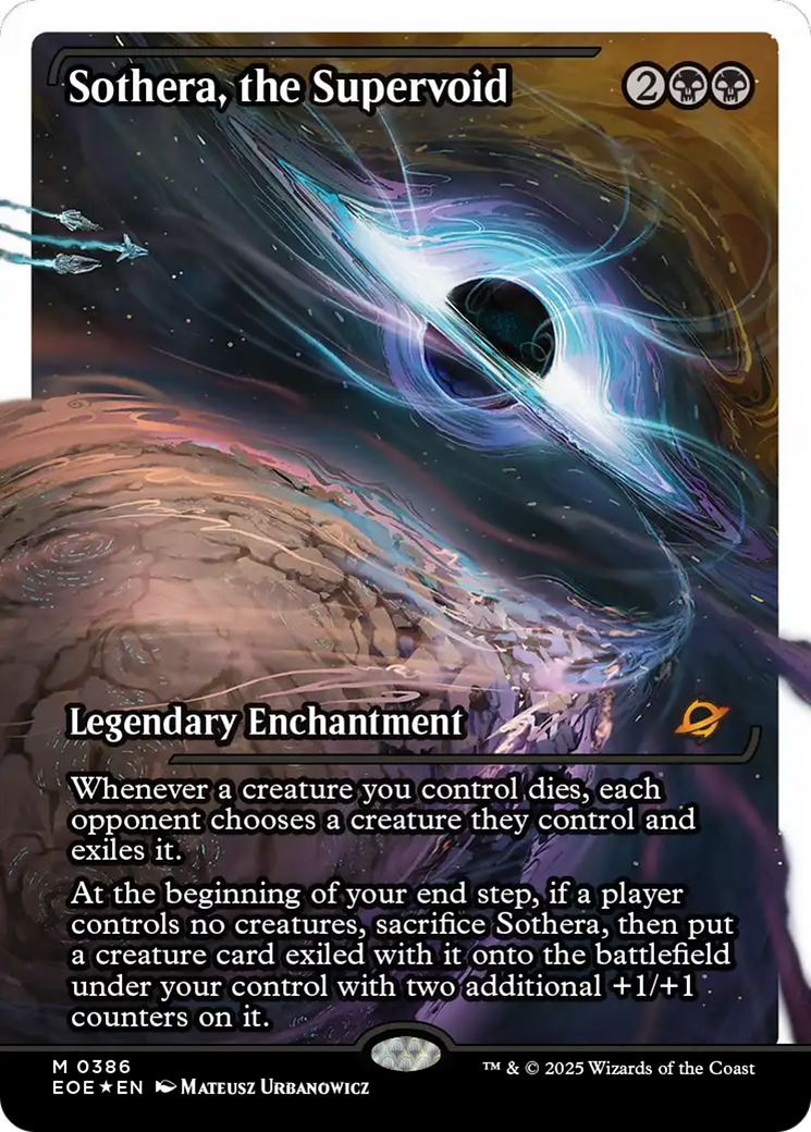 Sothera, the Supervoid (Fracture Foil) [Edge of Eternities] | Exor Games Truro