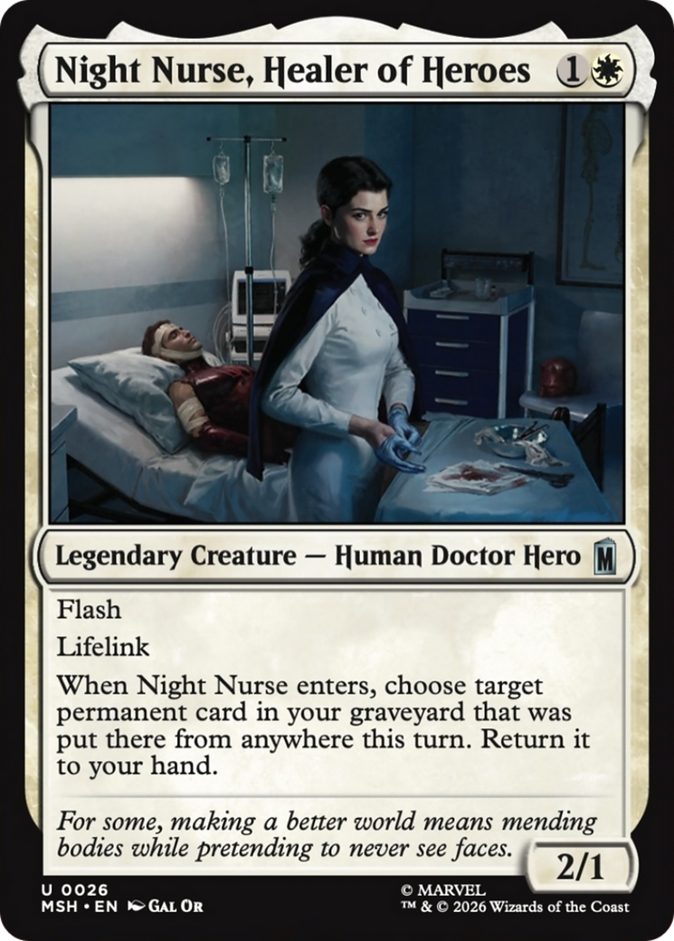 Night Nurse, Healer of Heroes [Marvel Super Heroes] | Exor Games Truro