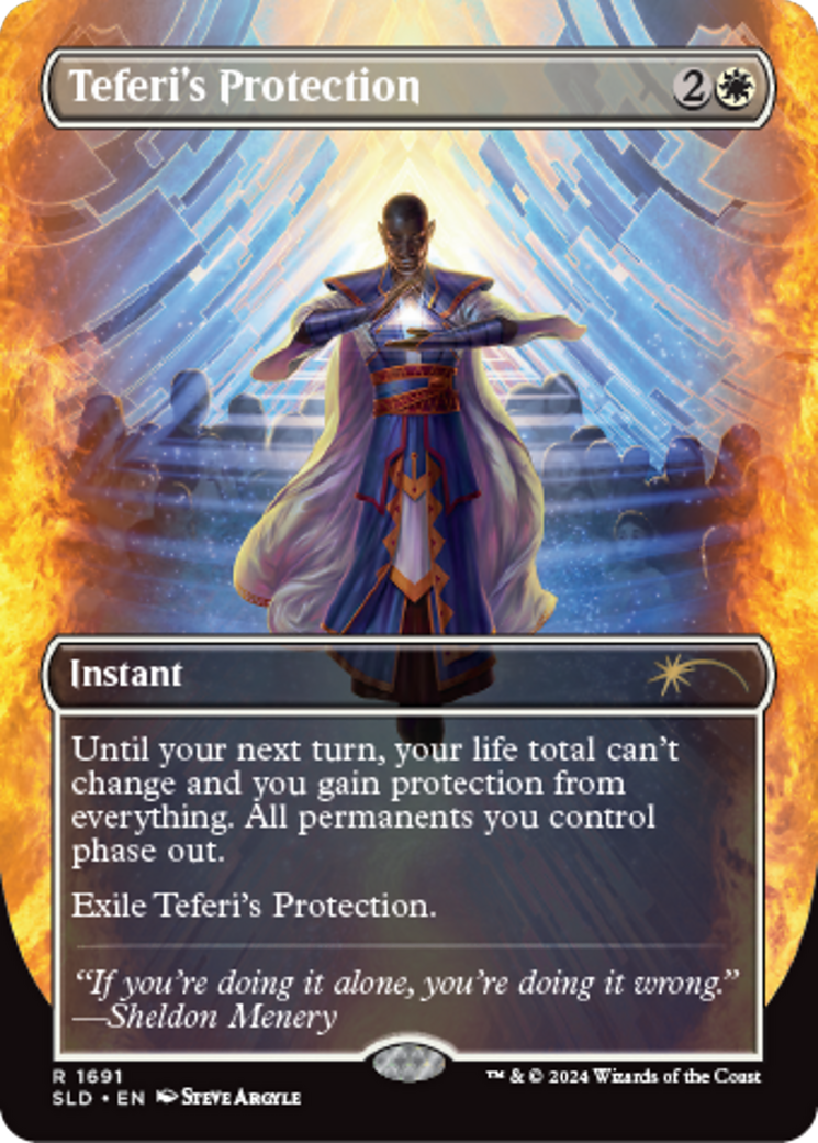 Teferi's Protection (1691) [Secret Lair: Sheldon's Spellbook] | Exor Games Truro