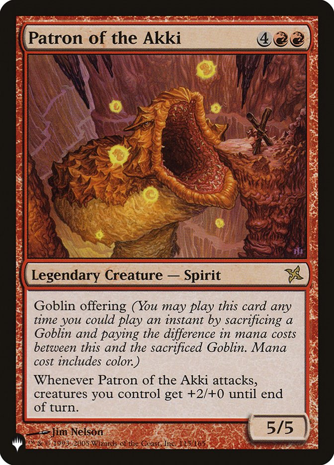 Patron of the Akki [The List] | Exor Games Truro