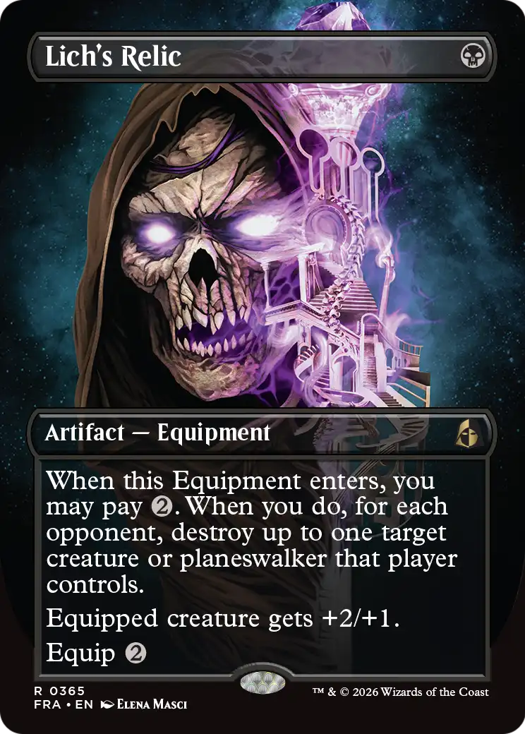 Lich's Relic (Borderless) [Reality Fracture] | Exor Games Truro