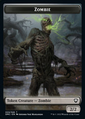Bird (002) // Zombie Double-Sided Token [Dominaria United Tokens] | Exor Games Truro