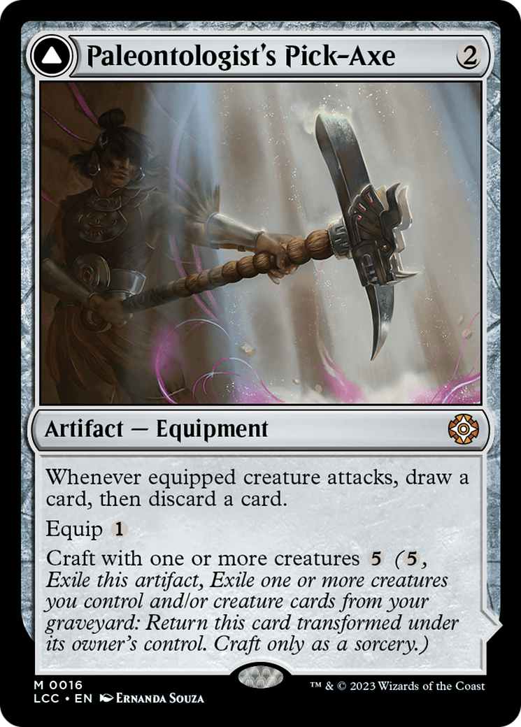 Paleontologist's Pick-Axe (Extended Art) [The Lost Caverns of Ixalan Commander] | Exor Games Truro