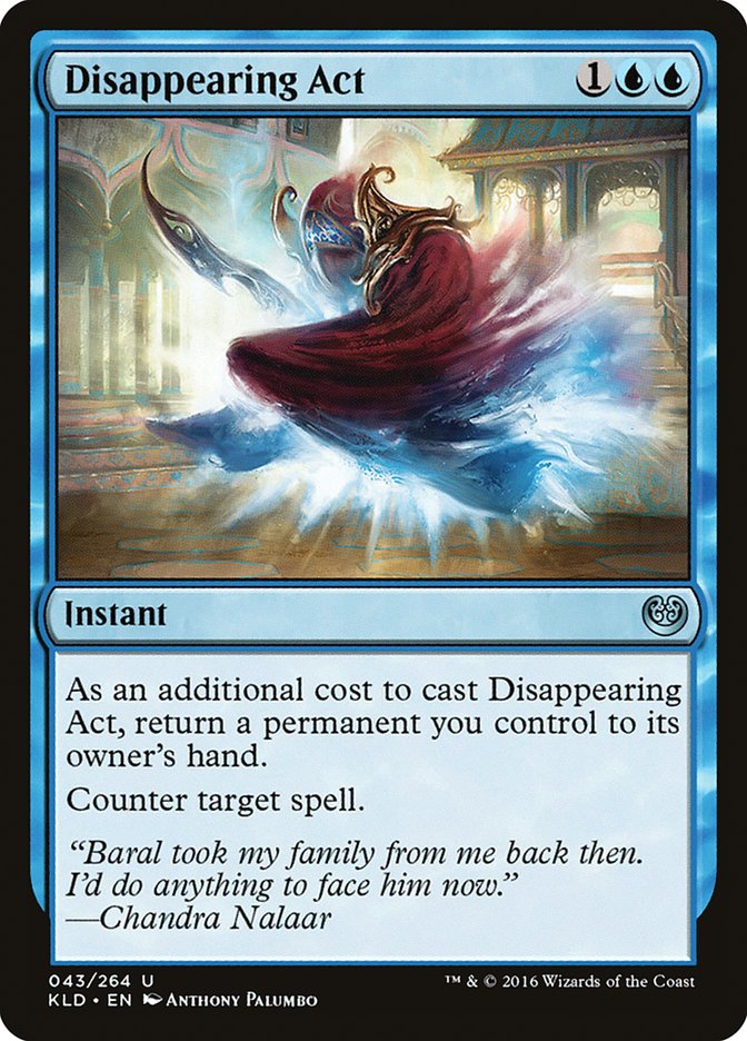 Disappearing Act [Kaladesh] | Exor Games Truro