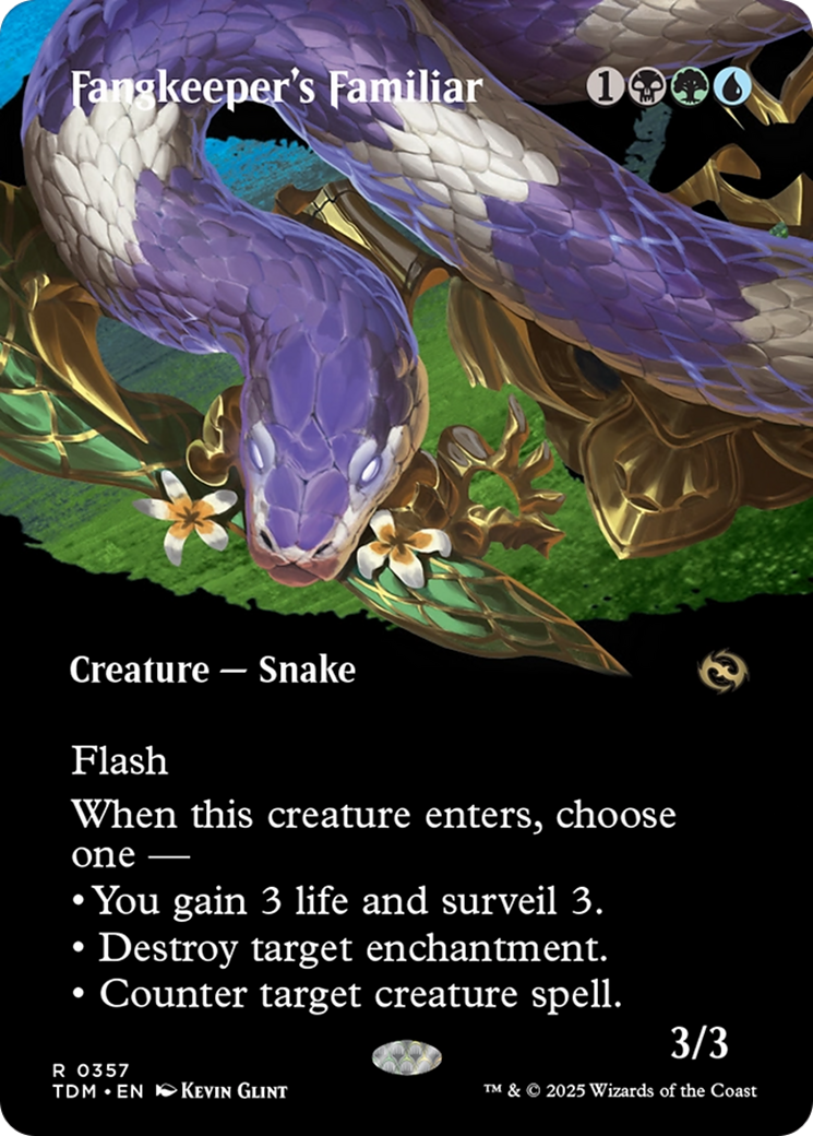 Fangkeeper's Familiar (Borderless) [Tarkir: Dragonstorm] | Exor Games Truro