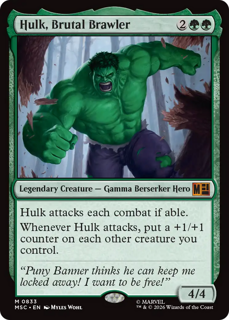 Hulk, Brutal Brawler [Marvel Super Heroes Commander] | Exor Games Truro
