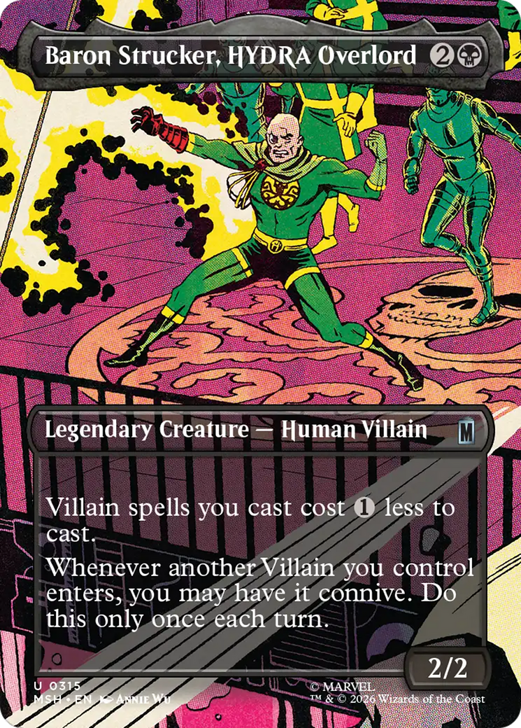 Baron Strucker, HYDRA Overlord (Borderless) (0315) [Marvel Super Heroes] | Exor Games Truro