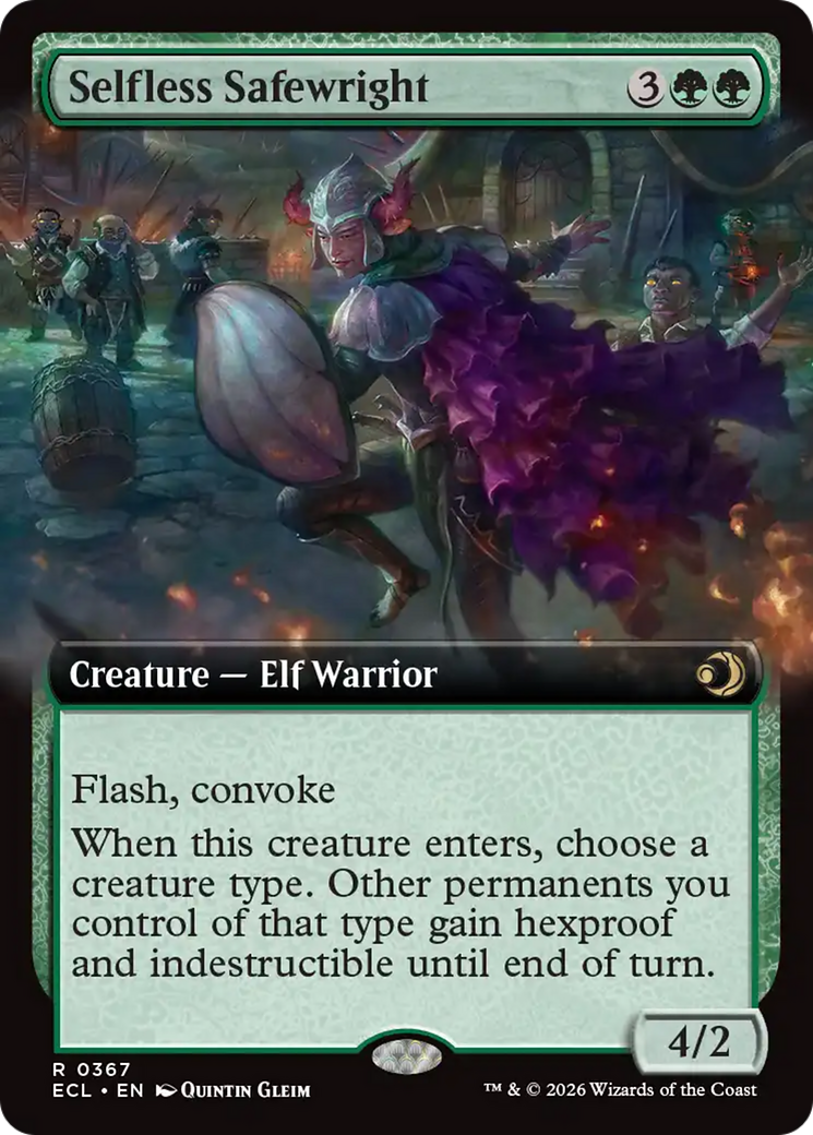Selfless Safewright (Extended Art) [Lorwyn Eclipsed] | Exor Games Truro