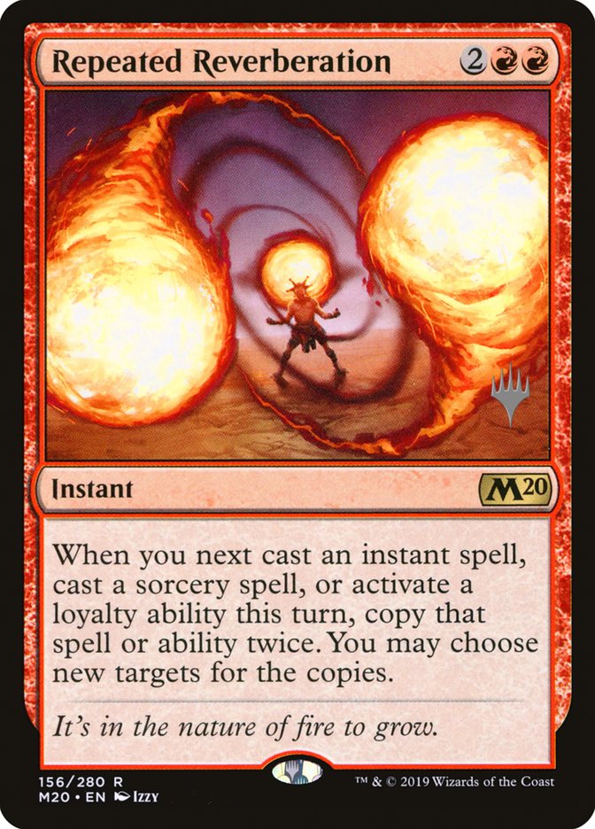 Repeated Reverberation (Promo Pack) [Core Set 2020 Promos] | Exor Games Truro