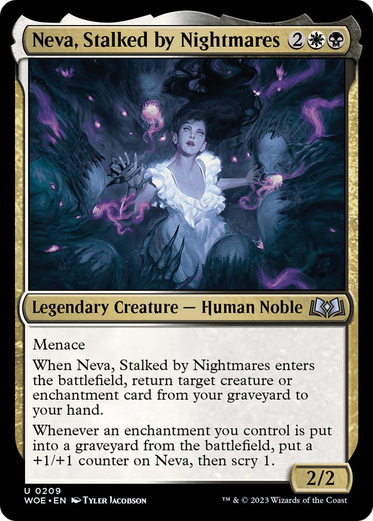 Neva, Stalked by Nightmares [Wilds of Eldraine] | Exor Games Truro