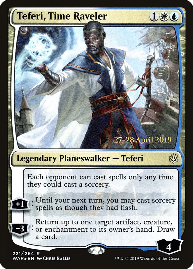 Teferi, Time Raveler [War of the Spark Prerelease Promos] | Exor Games Truro