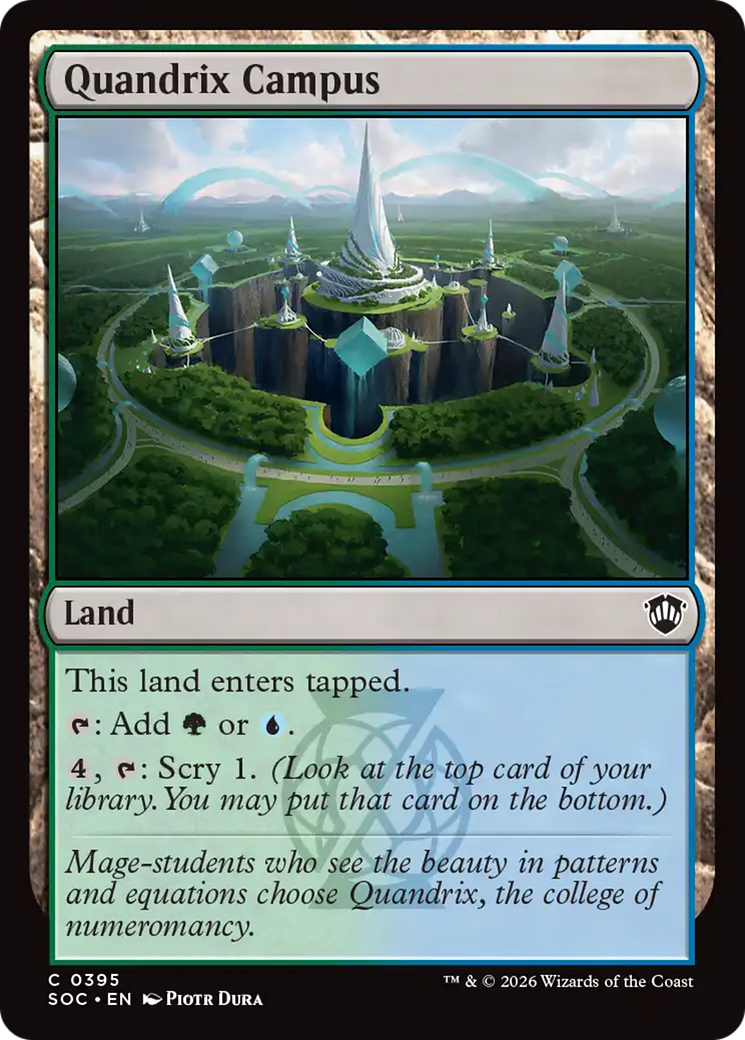 Quandrix Campus [Secrets of Strixhaven Commander] | Exor Games Truro