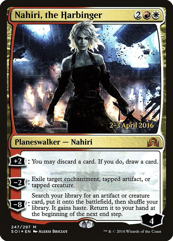 Nahiri, the Harbinger [Shadows over Innistrad Prerelease Promos] | Exor Games Truro