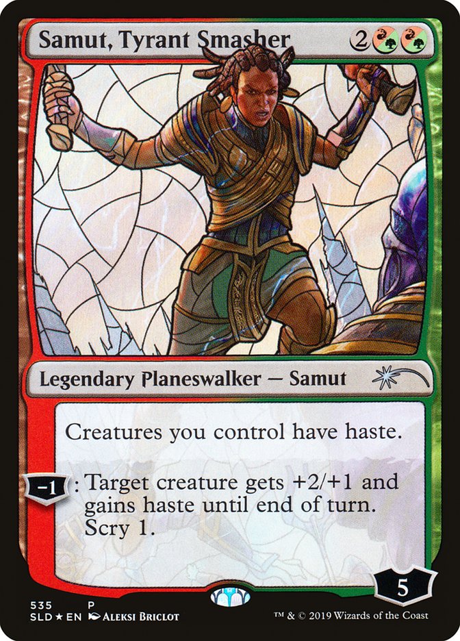 Samut, Tyrant Smasher (Stained Glass) [Secret Lair Drop Promos] | Exor Games Truro