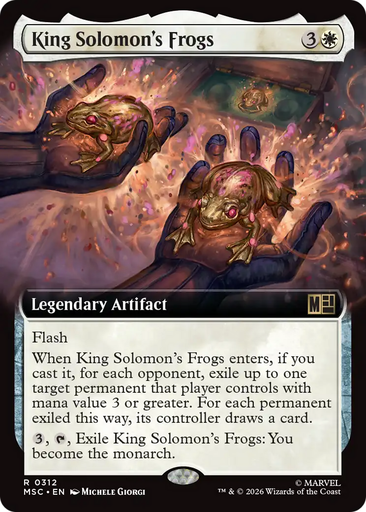 King Solomon's Frogs (Extended Art) [Marvel Super Heroes Commander] | Exor Games Truro