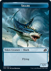 Pegasus // Shark Double-Sided Token [Challenger Decks 2021 Tokens] | Exor Games Truro