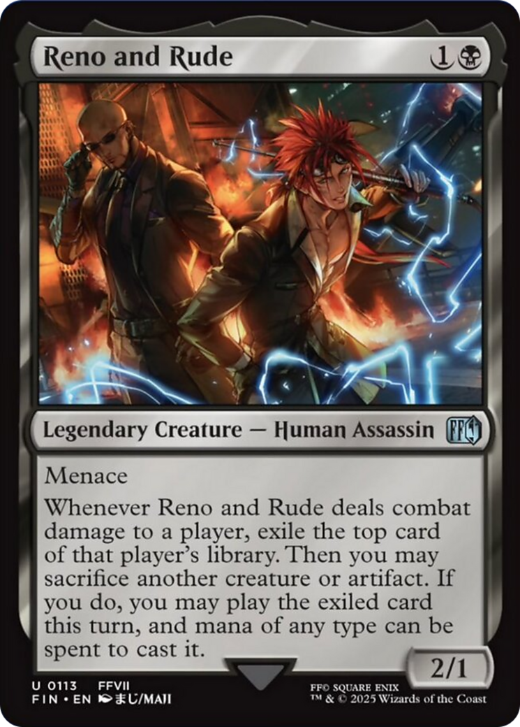 Reno and Rude [FINAL FANTASY] | Exor Games Truro