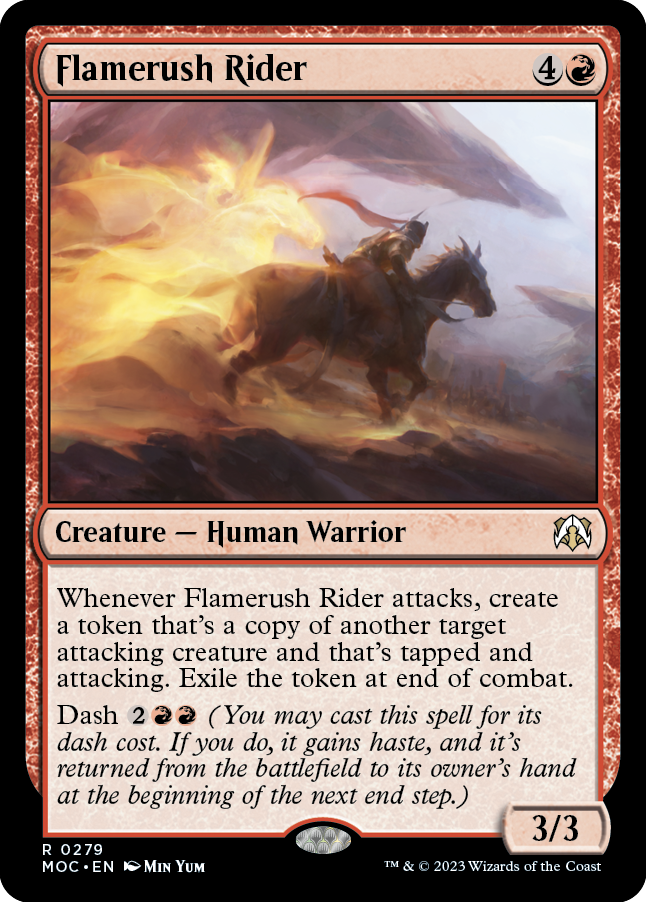 Flamerush Rider [March of the Machine Commander] | Exor Games Truro