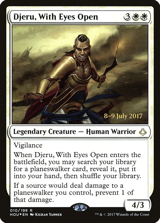 Djeru, With Eyes Open [Hour of Devastation Prerelease Promos] | Exor Games Truro