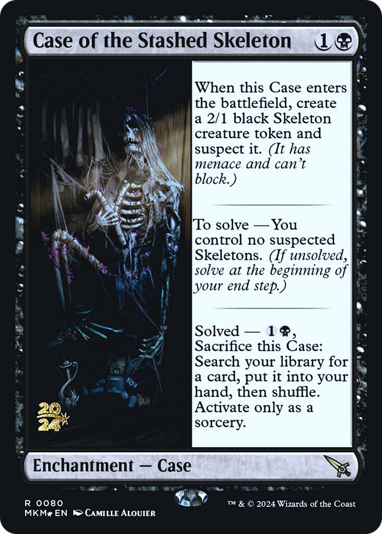 Case of the Stashed Skeleton [Murders at Karlov Manor Prerelease Promos] | Exor Games Truro