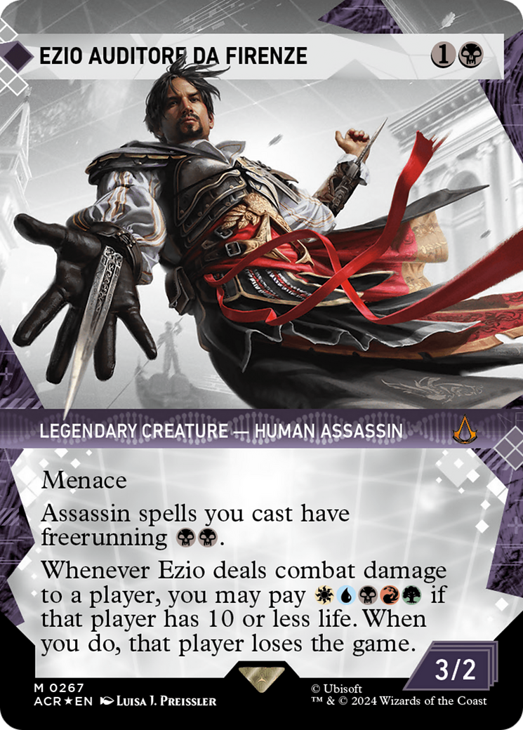 Ezio Auditore da Firenze (Showcase) (Textured Foil) [Assassin's Creed] | Exor Games Truro