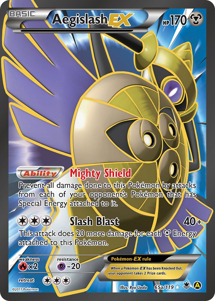 Aegislash EX (65a/119) [Alternate Art Promos] | Exor Games Truro