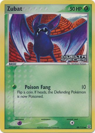 Zubat (88/113) (Stamped) [EX: Delta Species] | Exor Games Truro