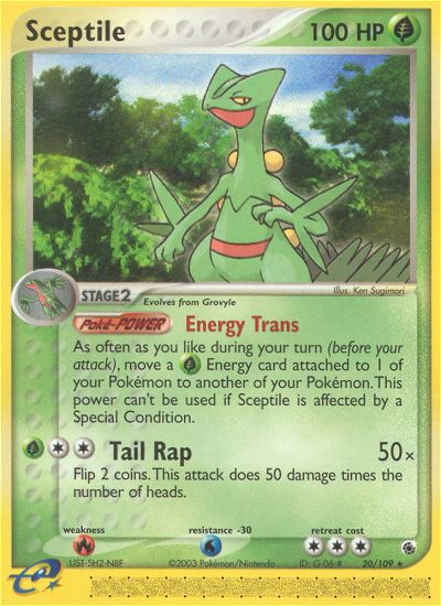 Sceptile (20/109) [EX: Ruby & Sapphire] | Exor Games Truro