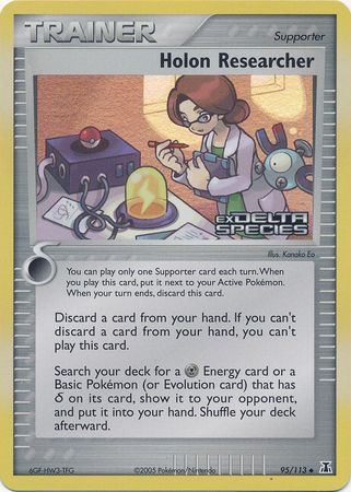Holon Researcher (95/113) (Stamped) [EX: Delta Species] | Exor Games Truro