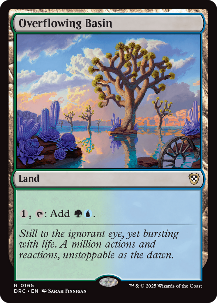 Overflowing Basin [Aetherdrift Commander] | Exor Games Truro