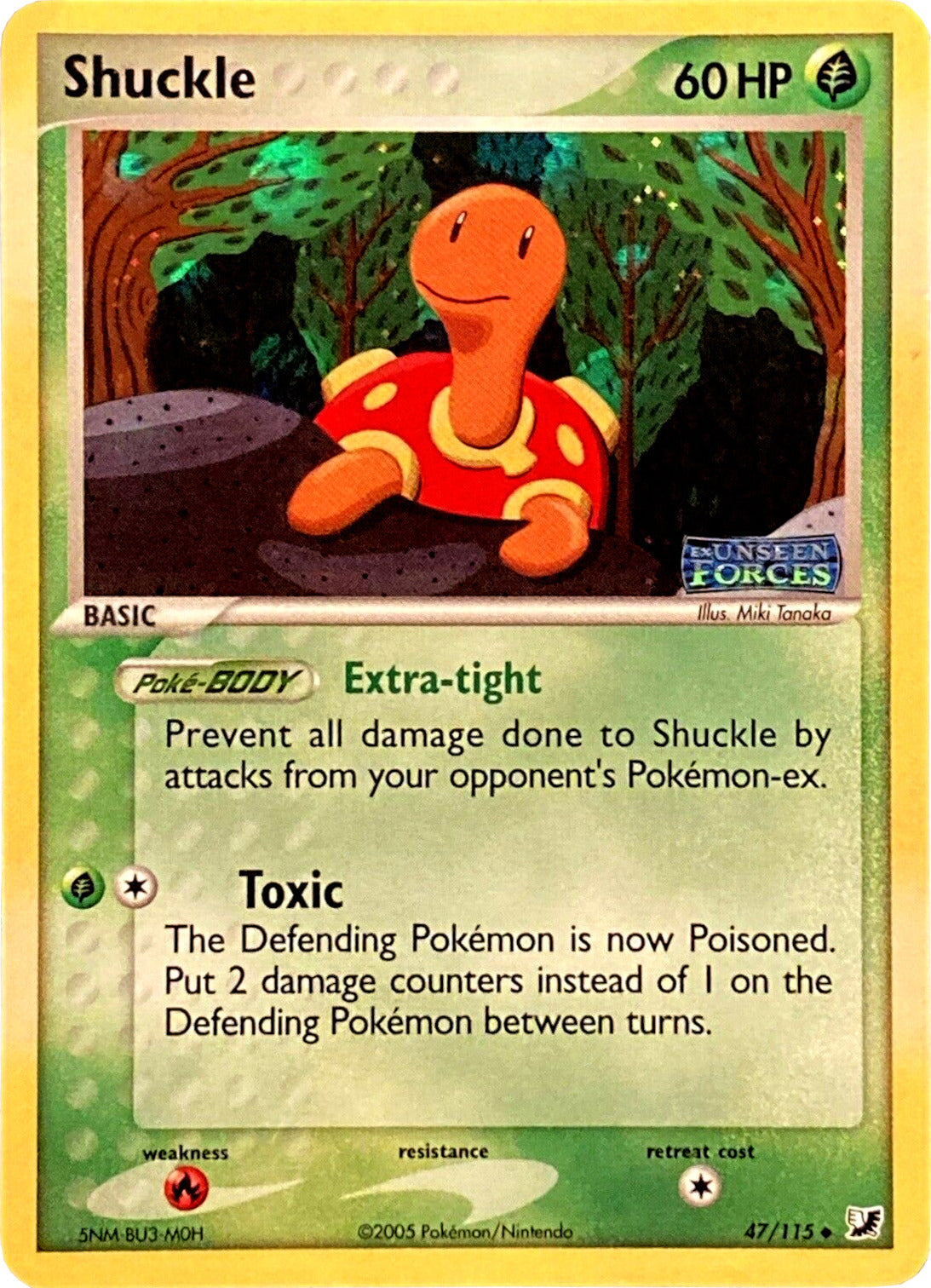 Shuckle (47/115) (Stamped) [EX: Unseen Forces] | Exor Games Truro