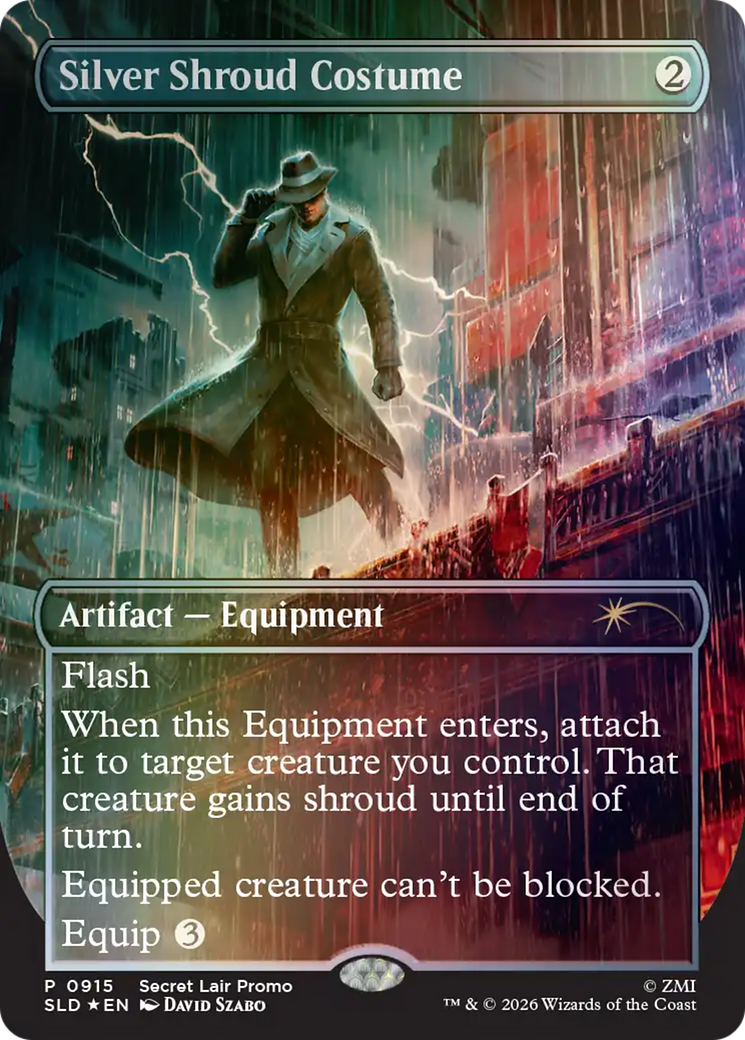 Silver Shroud Costume [Secret Lair Drop Series] | Exor Games Truro
