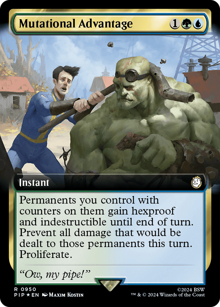 Mutational Advantage (Extended Art) (Surge Foil) [Fallout] | Exor Games Truro
