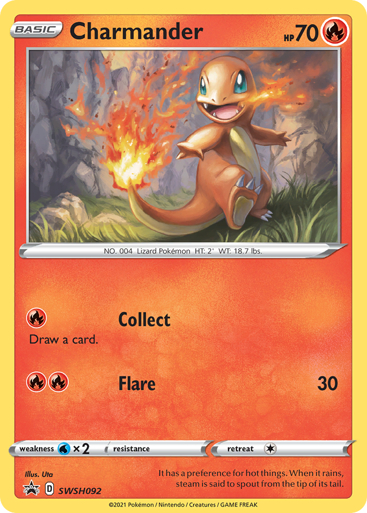Charmander (SWSH092) [Sword & Shield: Black Star Promos] | Exor Games Truro