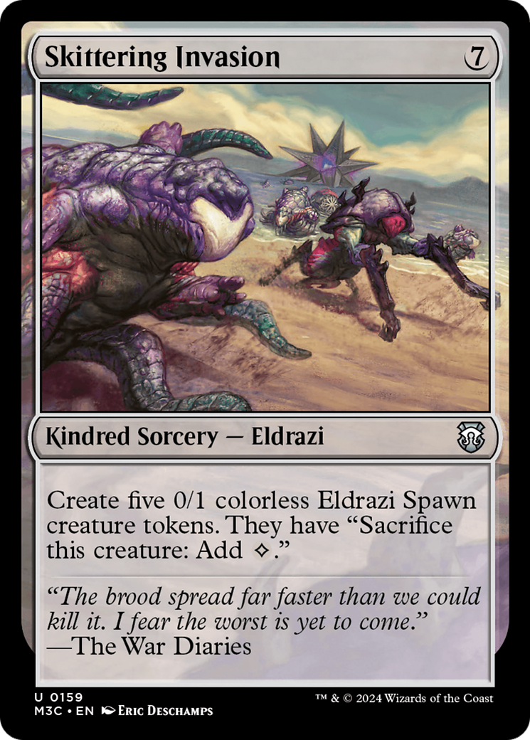 Skittering Invasion (Ripple Foil) [Modern Horizons 3 Commander] | Exor Games Truro