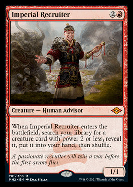 Imperial Recruiter (Foil Etched) [Modern Horizons 2] | Exor Games Truro