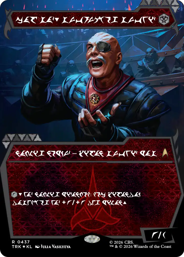 General Chang, Cold Warrior (0437) (Showcase Klingon) [Star Trek] | Exor Games Truro
