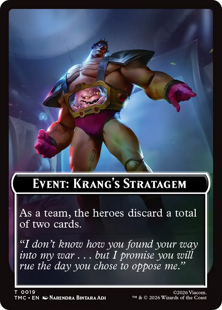 Event: Krang's Stratagem [Teenage Mutant Ninja Turtles Commander Tokens] | Exor Games Truro