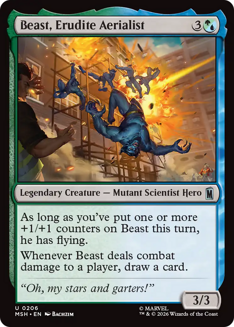 Beast, Erudite Aerialist [Marvel Super Heroes] | Exor Games Truro