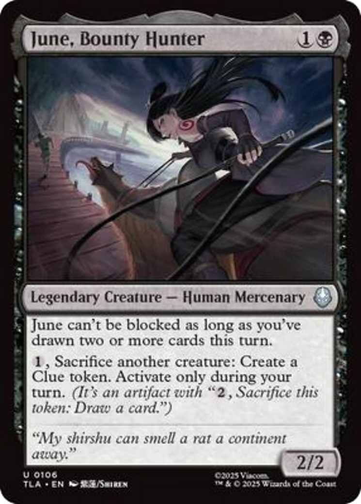 June, Bounty Hunter [Avatar: The Last Airbender] | Exor Games Truro