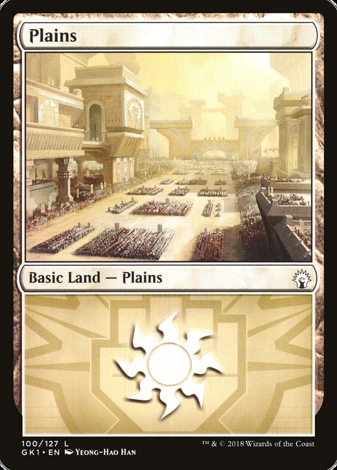 Plains (100) [Guilds of Ravnica Guild Kit] | Exor Games Truro