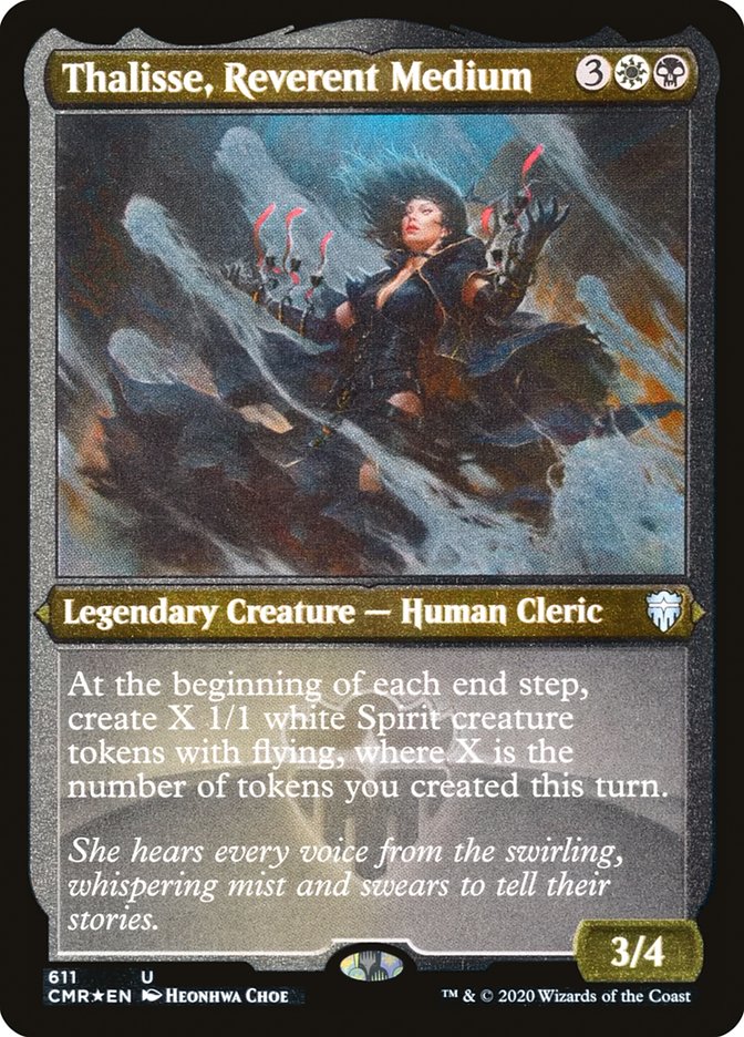 Thalisse, Reverent Medium (Etched) [Commander Legends] | Exor Games Truro