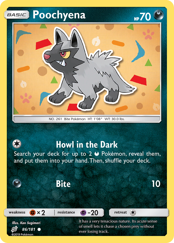 Poochyena (86/181) [Sun & Moon: Team Up] | Exor Games Truro