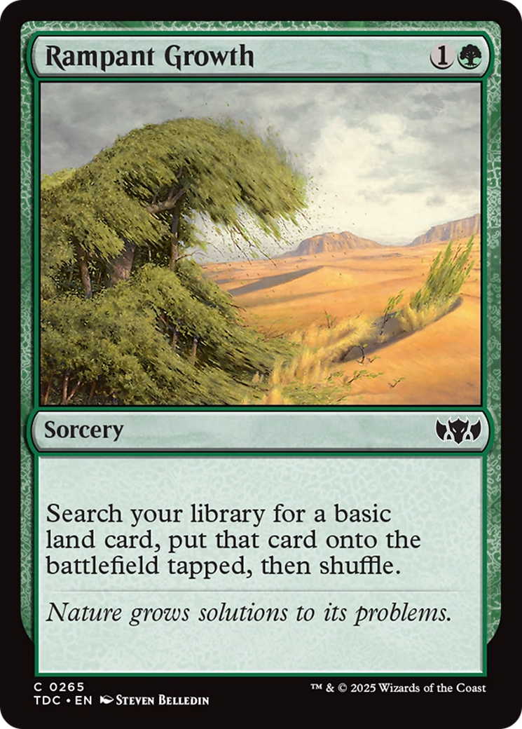 Rampant Growth [Tarkir: Dragonstorm Commander] | Exor Games Truro