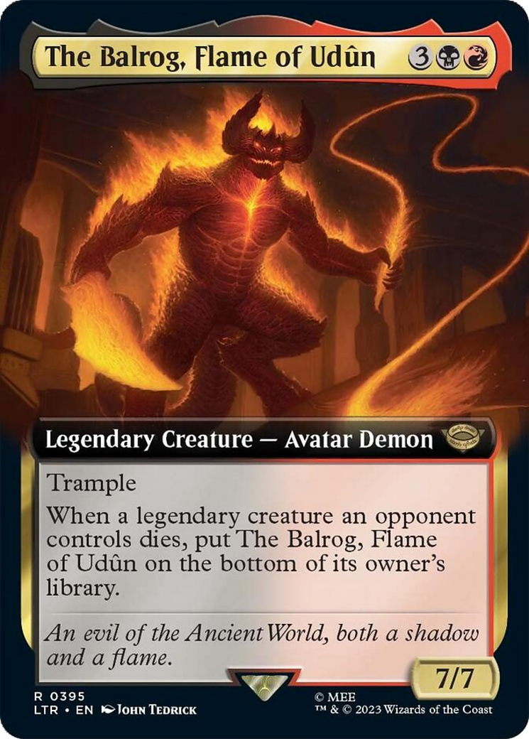 The Balrog, Flame of Udun (Extended Art) [The Lord of the Rings: Tales of Middle-Earth] | Exor Games Truro