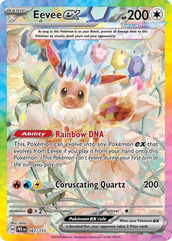 Eevee ex (167/131) [Scarlet & Violet: Prismatic Evolutions] | Exor Games Truro