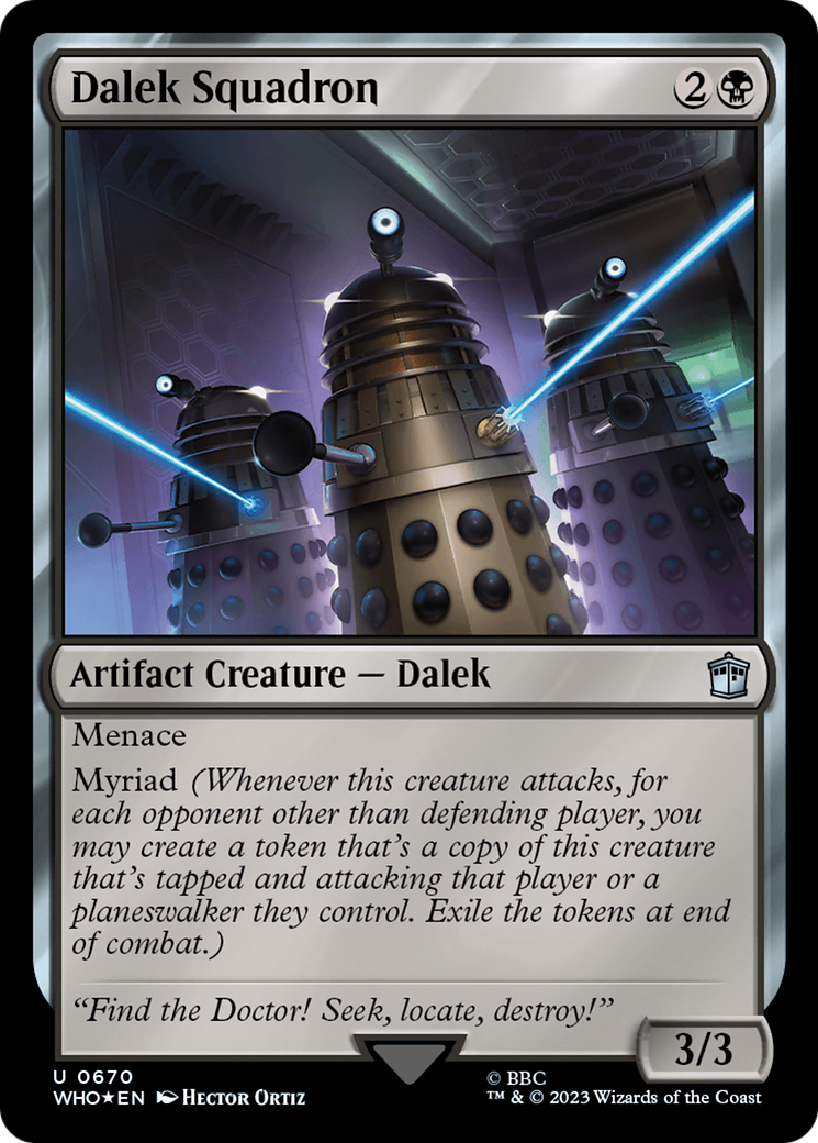 Dalek Squadron (Surge Foil) [Doctor Who] | Exor Games Truro